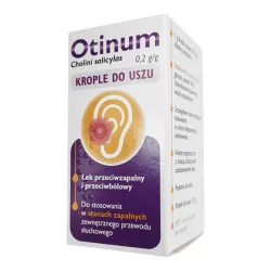 Отинум капли ушные 20% 10г фото