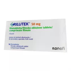 Рилутек (Рилузол) ЕВРОПА таб. 50мг №56 фото