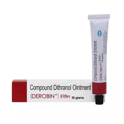 Дитранол Derobin (аналог Миканол, Псоракс, Антралин) мазь 1,15% 30г фото